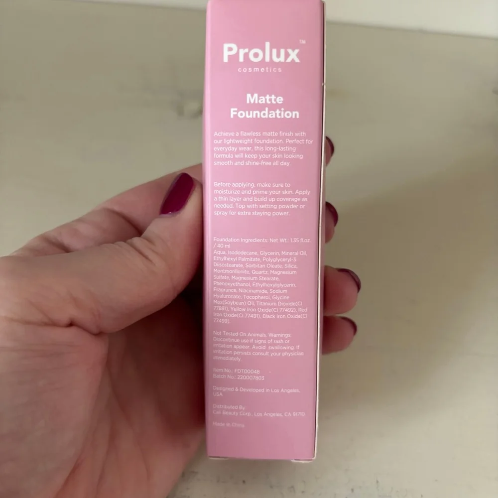 NIB Sealed Prolux Set of Liquid Foundation & Setting Powder | Fair Porcelain
